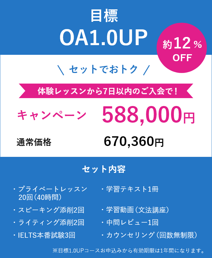 目標OA1.0up、約15%OFF、キャンペーン価格578,000円